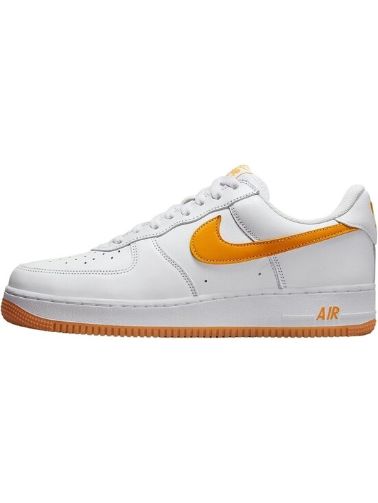 Nike Mens Air Force 1 \'07 Shoes White/University Gold Size 4 main image 6